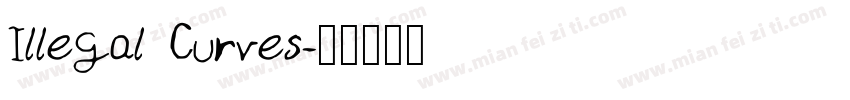 Illegal Curves字体转换